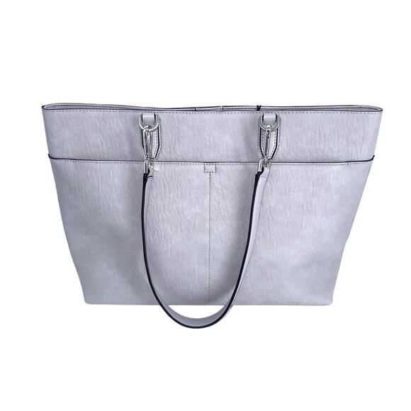 NWT Calvin Klein Women’s Lilac Havana Lavender Tote Bag Shoulder Leather Handbag - Picture 4 of 9